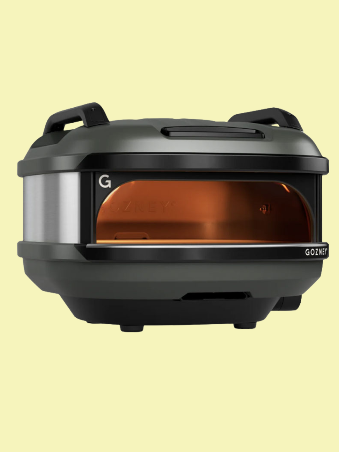 An off-black portable pizza oven from Gozney