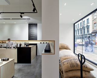 Unveiling a sleek, minimalist store and factory in Shoreditch