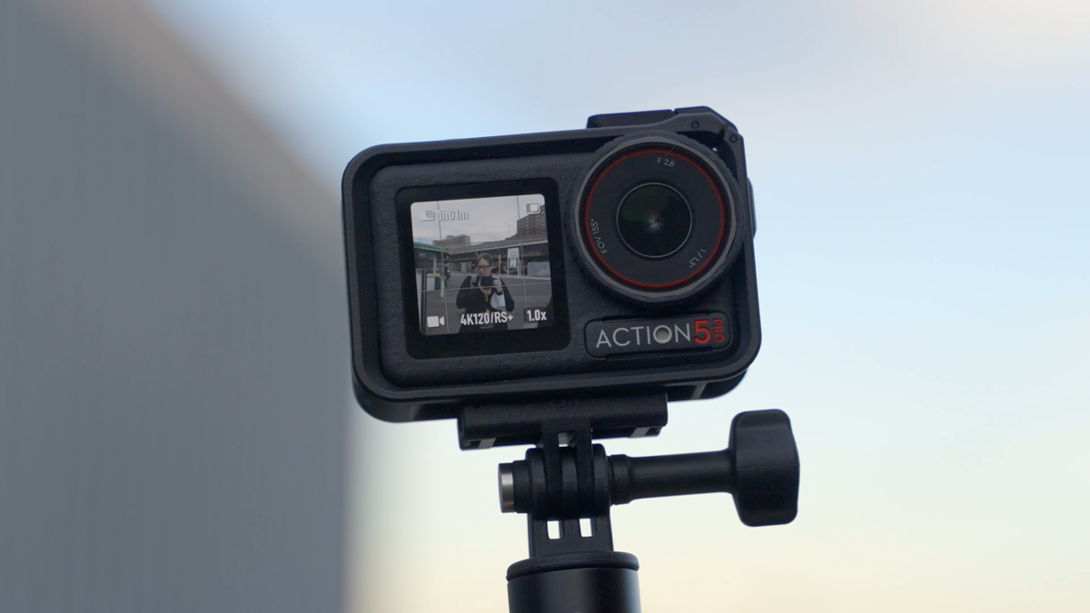 Framing shots with front display