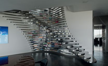 Bespoke staircase at One Kleomenous, Athens, by Omniview Architects