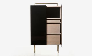 Wallpaper* Designer of the Year winners Neri & Hu launched new products with De La Espada. Pictured is their 'Trunk' tall cabinet.