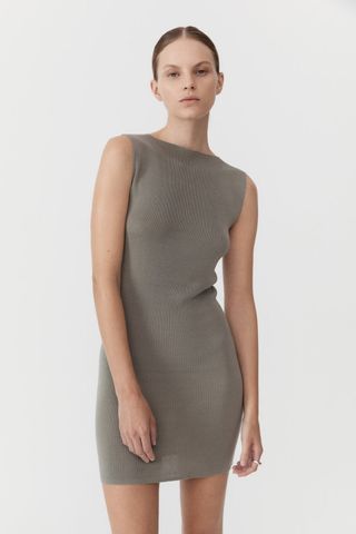 Vas Knit Mini Dress - Shadow