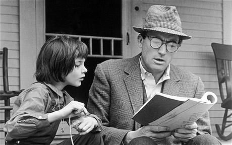 Jem and Atticus Finch 