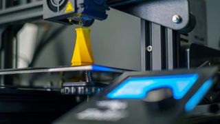 A product shot of one of the best 3D printers in action