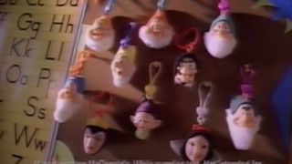 The Snow White and the Seven Dwarfs Happy Meal toy collection.