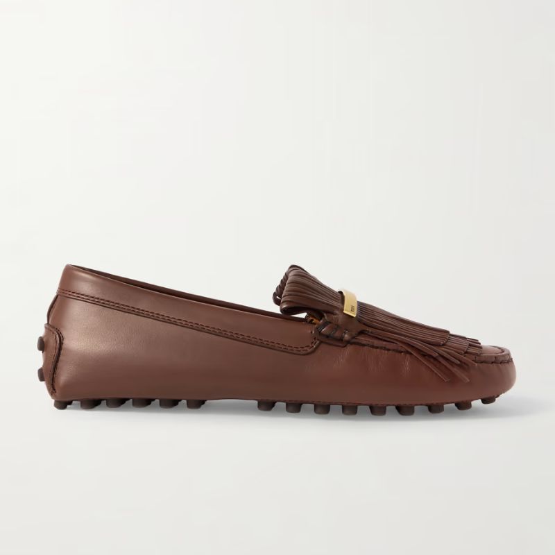 leather loafers