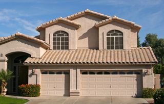 Two story home with three car garage in southwestern neighborhood of Scottsdale