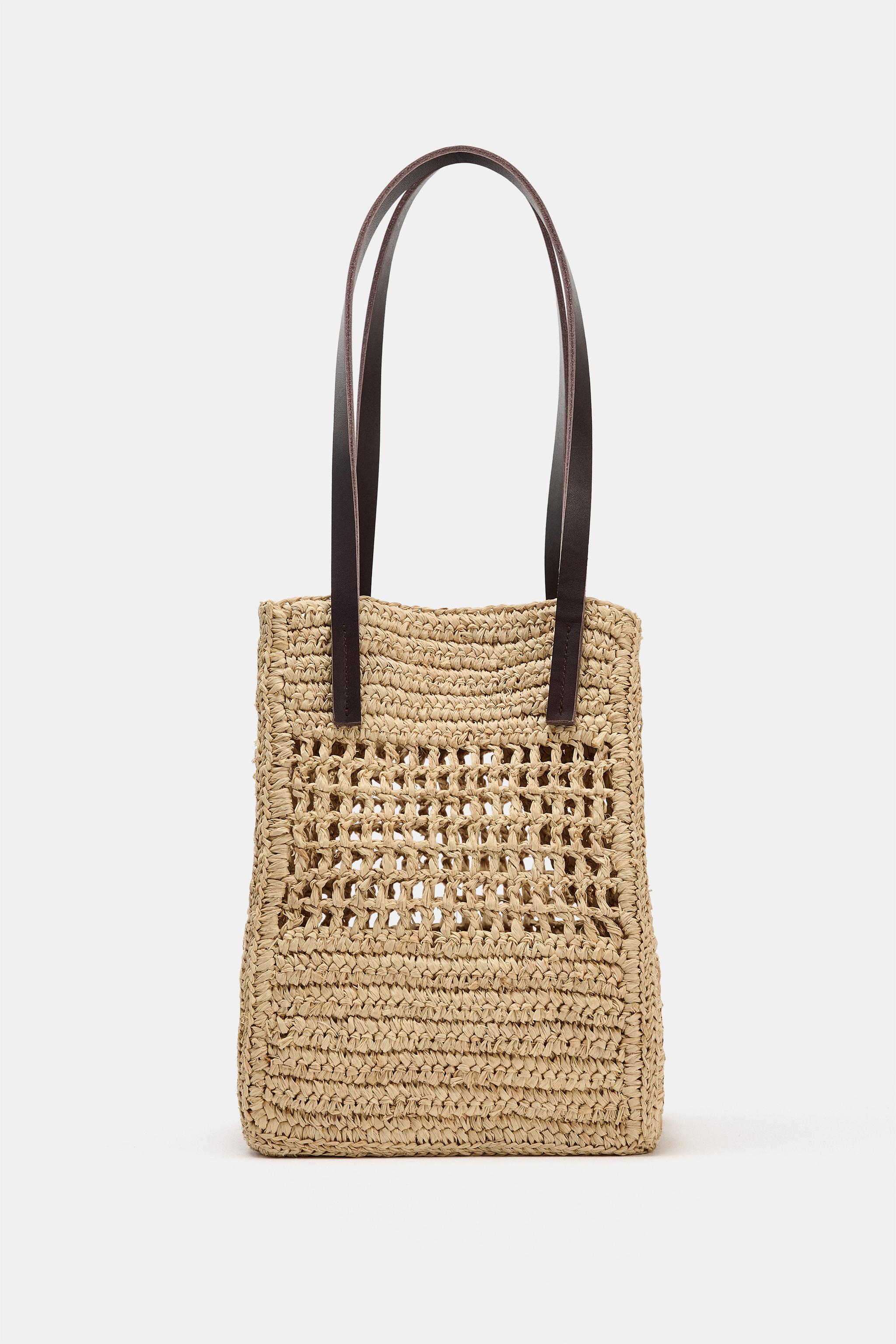 Mini Raffia Tote Bag