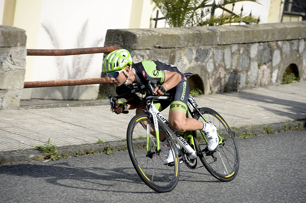 Davide Formolo (Cannondale-Garmin) on the attack