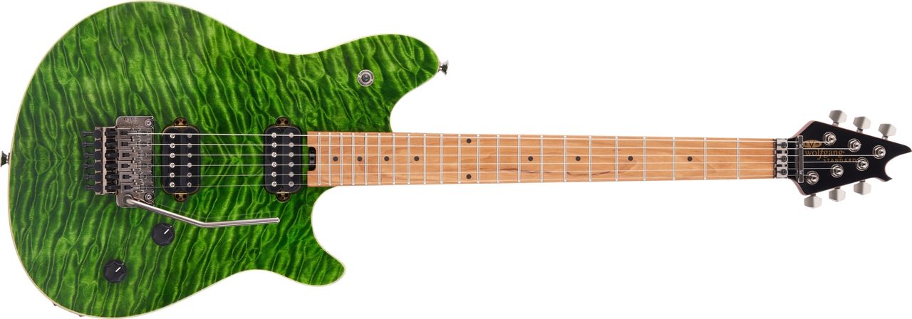 EVH EVH Wolfgang Standard QM in Transparent Green