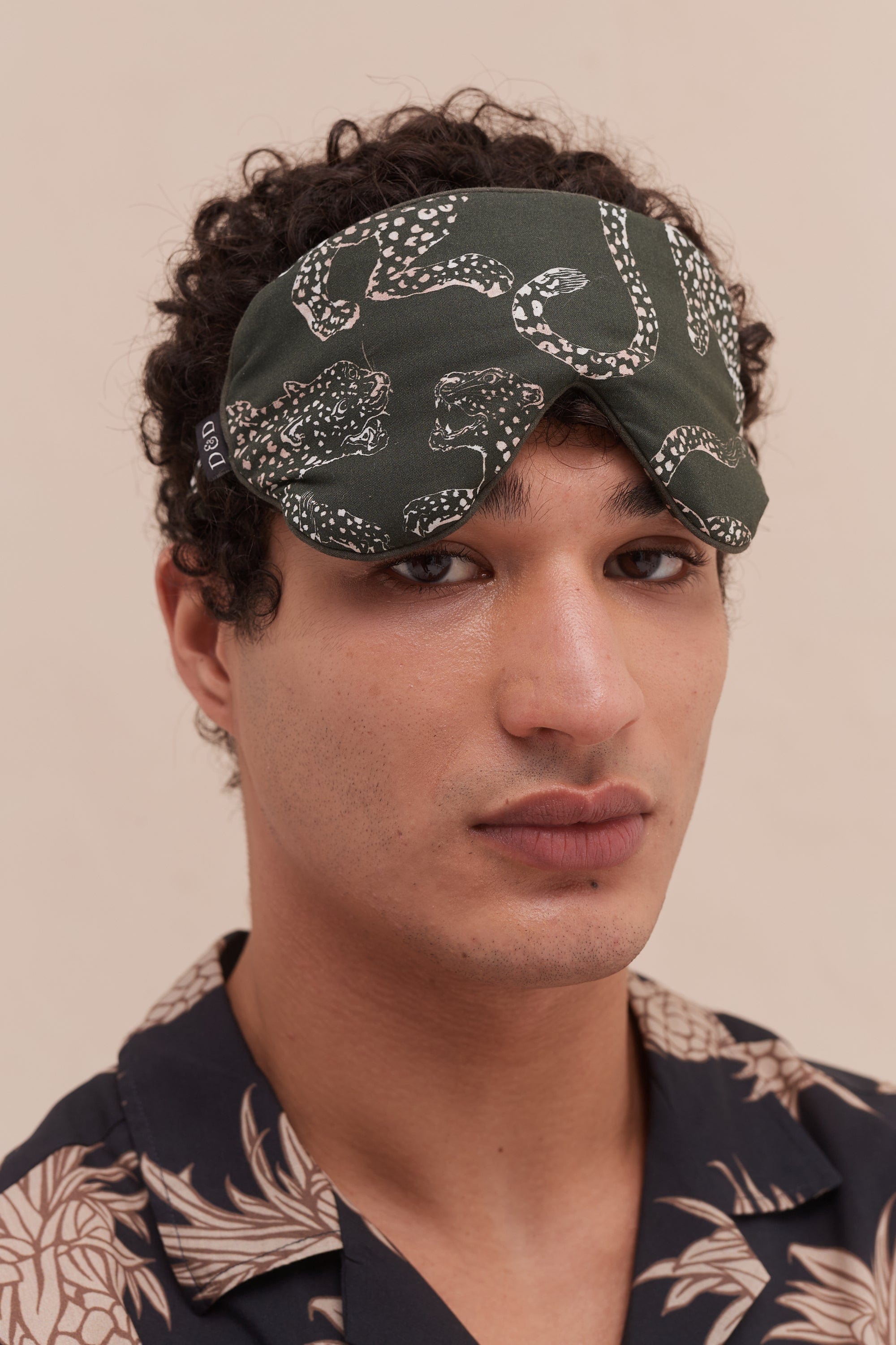 Men&amp;rsquo;s Eye Mask the Jag Print Green