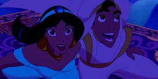 Scott Weinger and Linda Larkin in Aladdin
