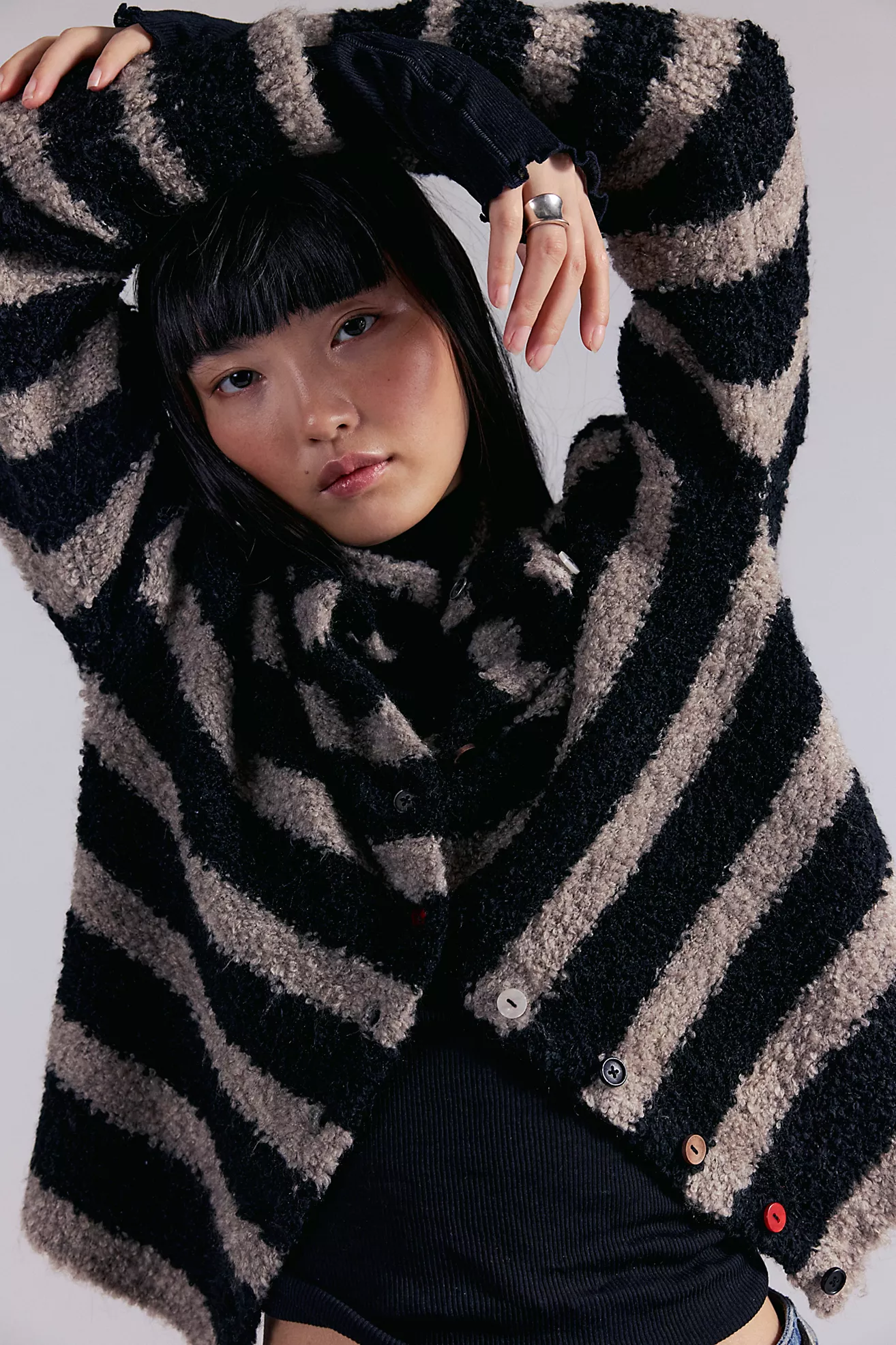 We the Free Button Collection Cardi