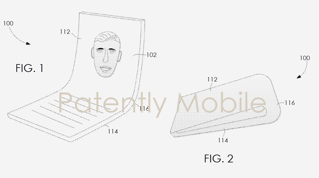 Патент Pixel foldable