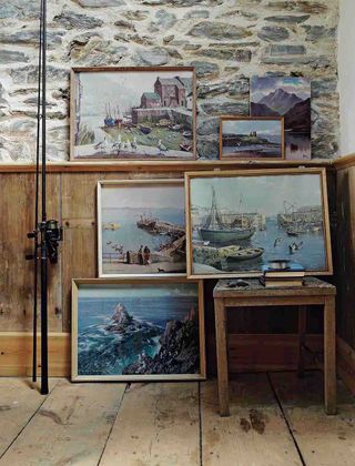 Paintings of Cornish coastal scenes