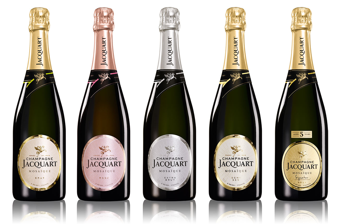 Champagne Jacquart Mosaique bottles
