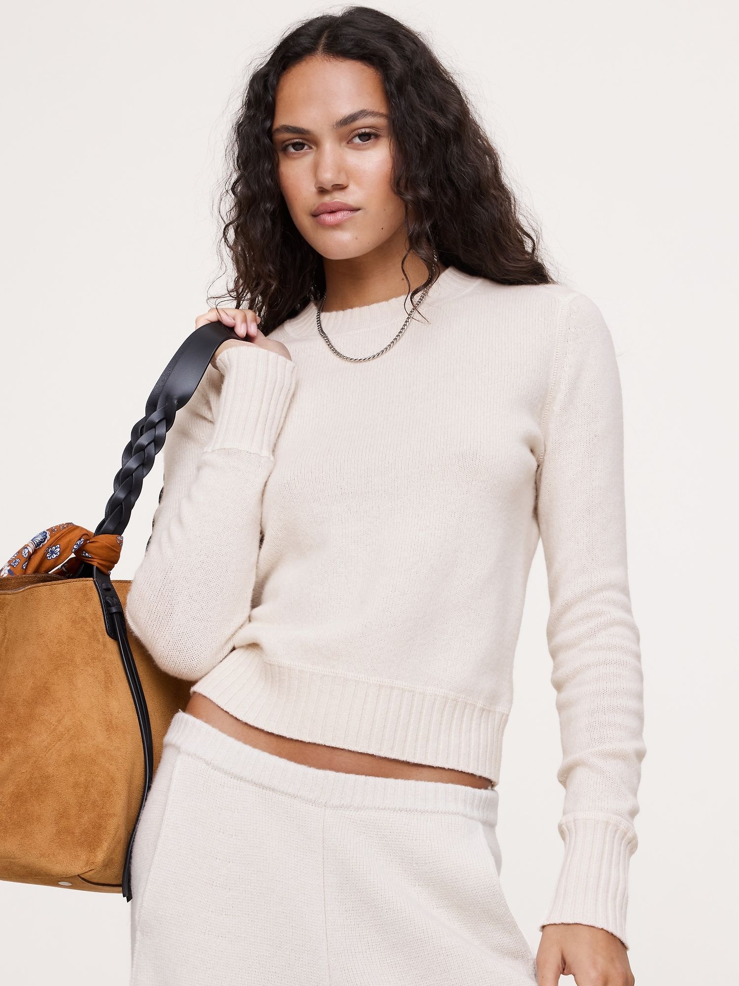 The Fireside Sweater in Merino-Cotton