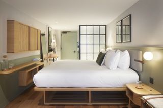 bedroom in Inhabit hotel