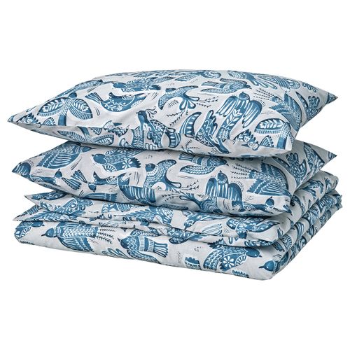 Bitters&Ouml;ta Duvet Cover and Pillowcase(s) - Light Gray/blue Full/queen (double/queen)