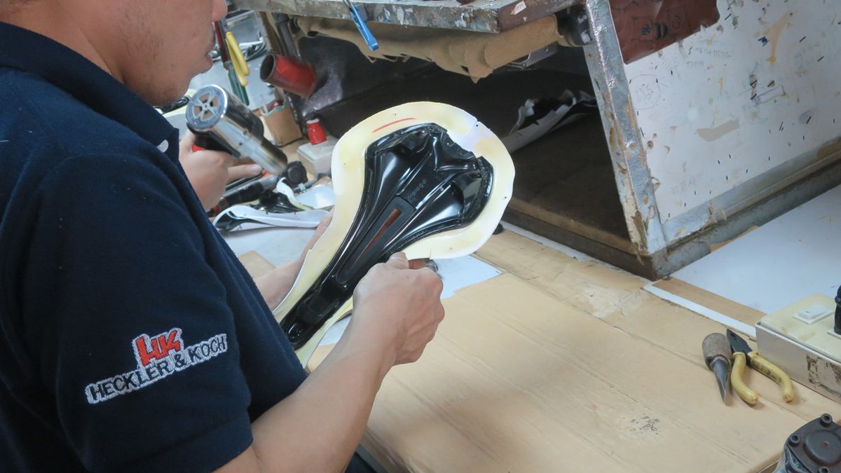 The cover application is all done by very skilled hands&hellip;