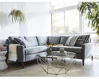 Grey deals symmetrical sectional