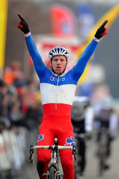 Francis Mourey (Fran&ccedil;aise des Jeux) celebrates his first-ever victory on Belgian soil.
