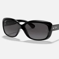 JACKIE OHH Ray-Ban Sunglasses in Polished Black,&nbsp;£185 ($171) | Ray-Ban