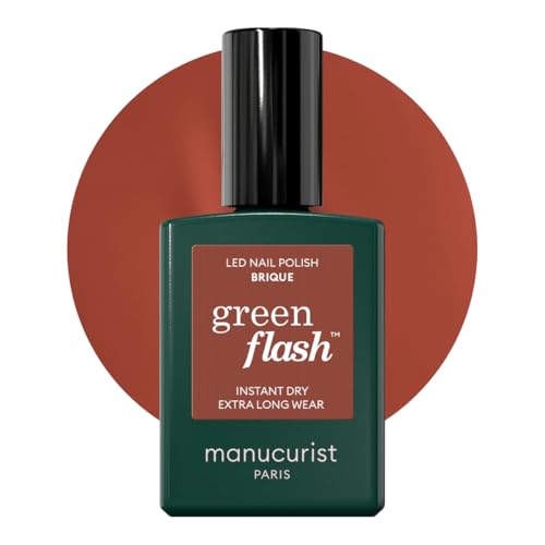 Manucurist Green Flash Brique Red Led Gel Nail Polish
