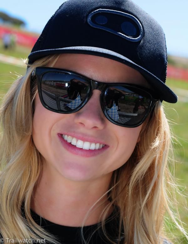 Crank Bros' Rachael Throop watching her team from the sidelines