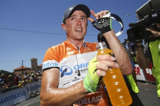 Simon Gerrans knows he has won the race