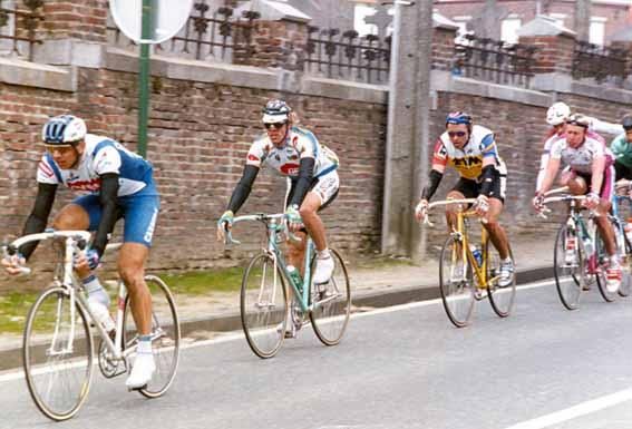 Mario Cipollini tackles De Ronde in 1993.
