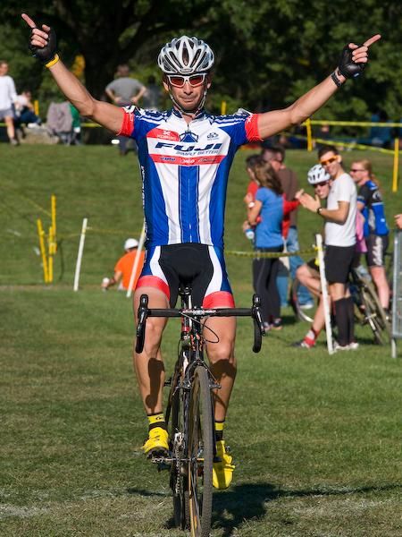 Davide Frattini (Team Fuji) wins the first Mid-Atlantic Cross race of the season.