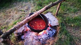 How to cook over a campfire