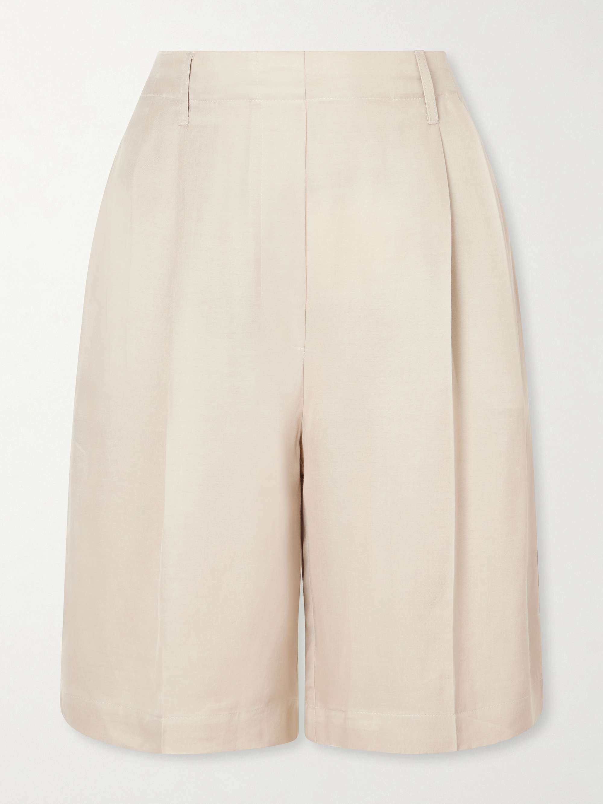 Kim Pleated Woven Shorts