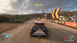 In-game screenshot of Forza Horizon 5: Rally Adventure.