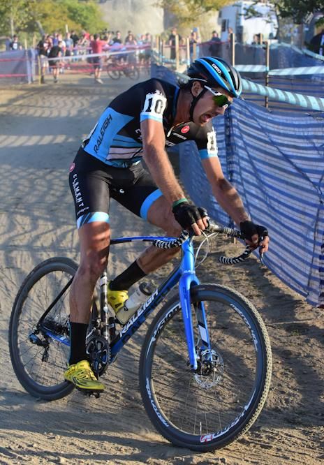 Jamey Driscoll (Raleigh Clement) with one lap to go