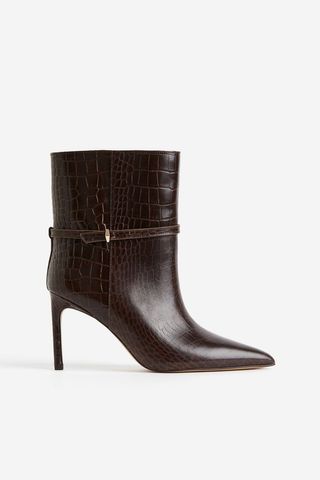 Ankle-High Leather Boots