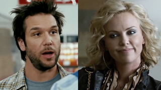 Dane Cook in Employee of the Month and Charlize Theron in Young Adult.