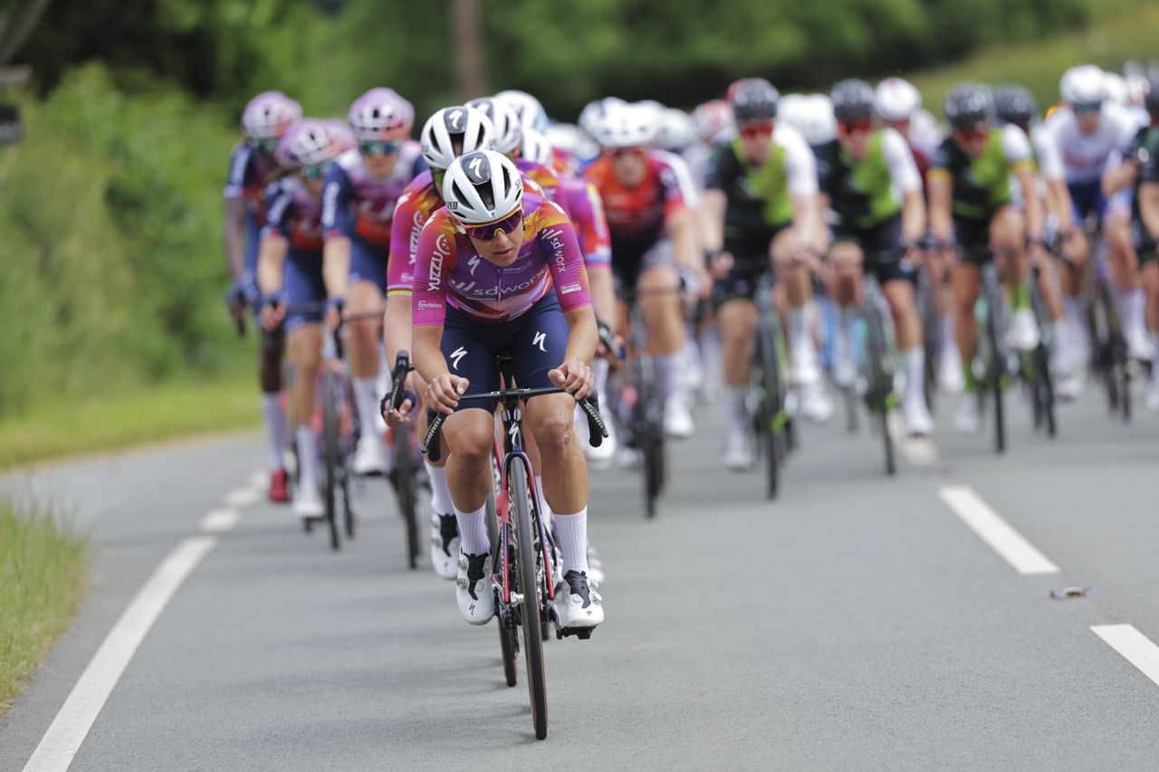 SD Worx-Protime control stage 2 of the Tour of Britain Women