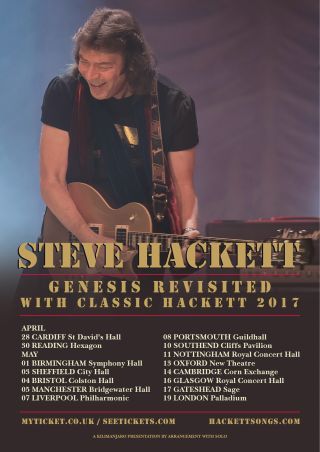 The Steve Hackett tour poster