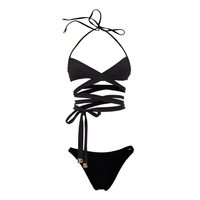 DOLCE &amp; GABBANA Halterneck wraparound bikini - £625 at MatchesFashion