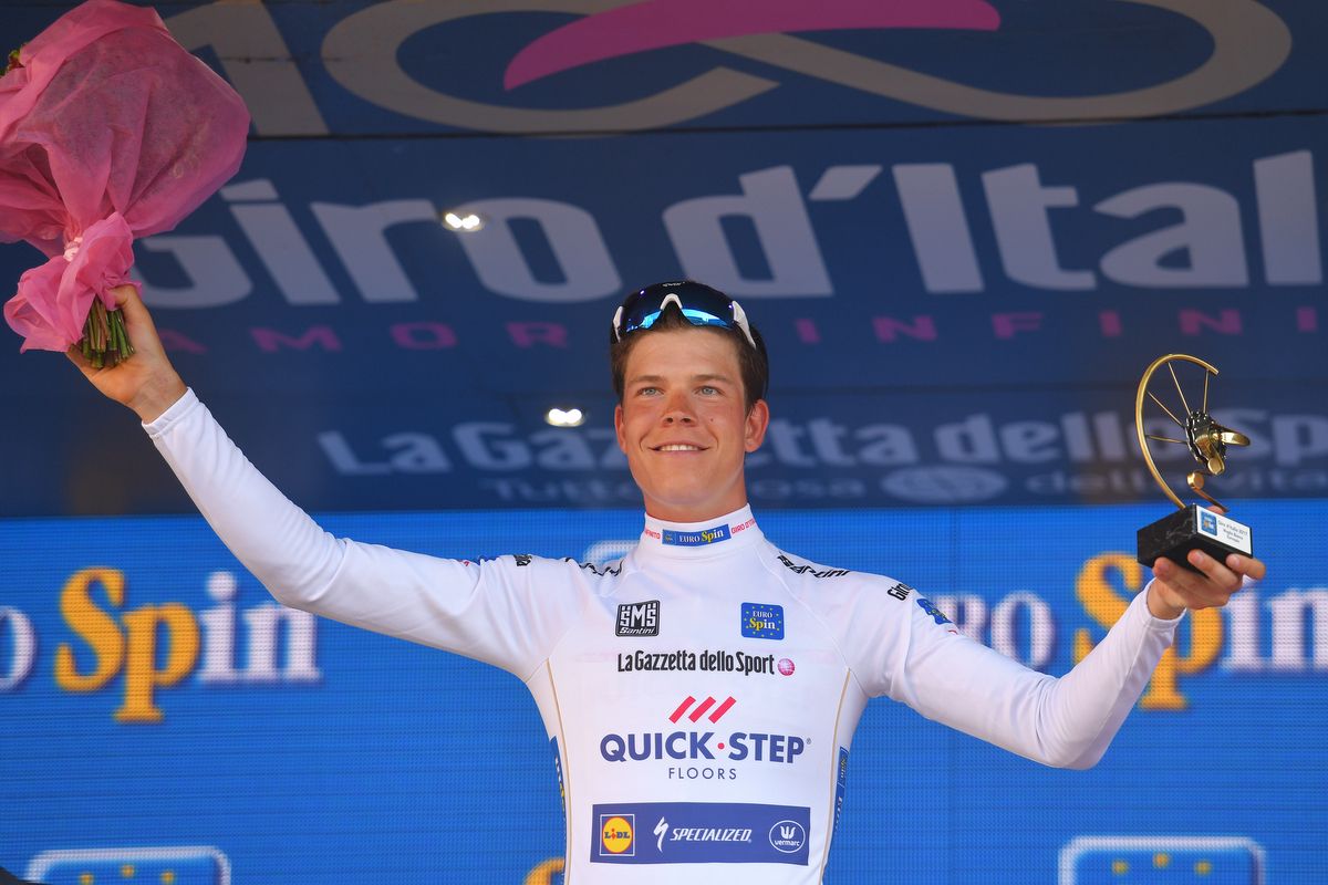 Bob Jungels won the best young rider jersey for the second year in a row