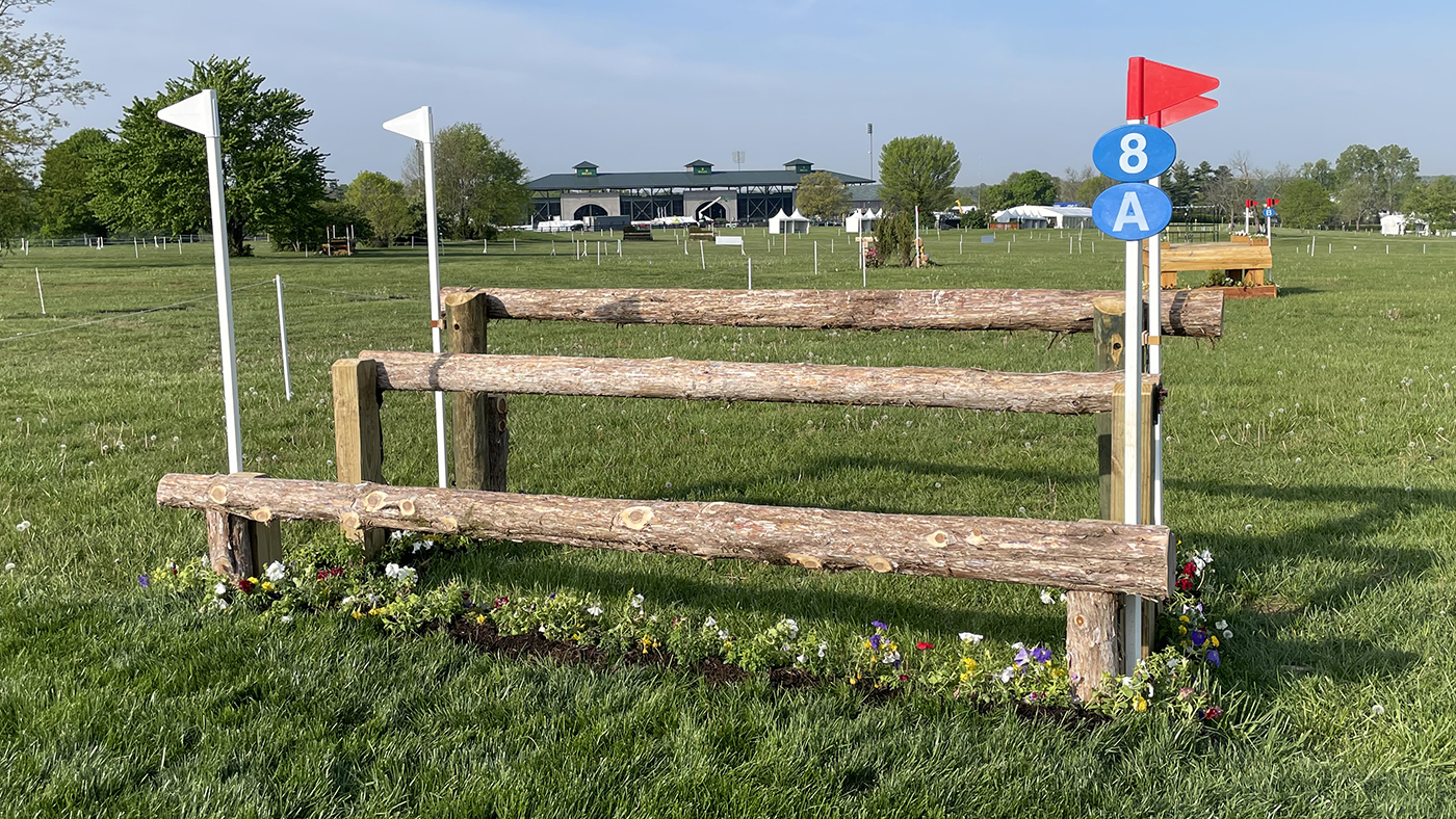 Kentucky Three-Day Event cross-country course 2023: fence 8a