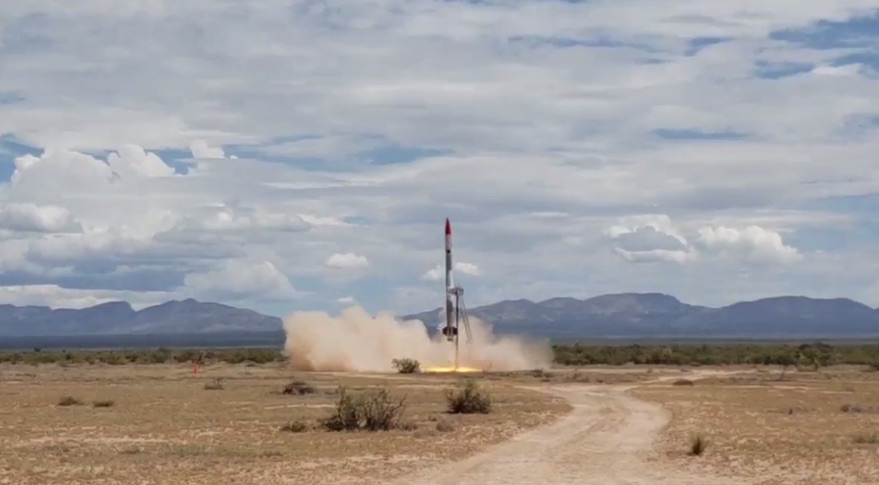 SARGE suborbital rocket launch