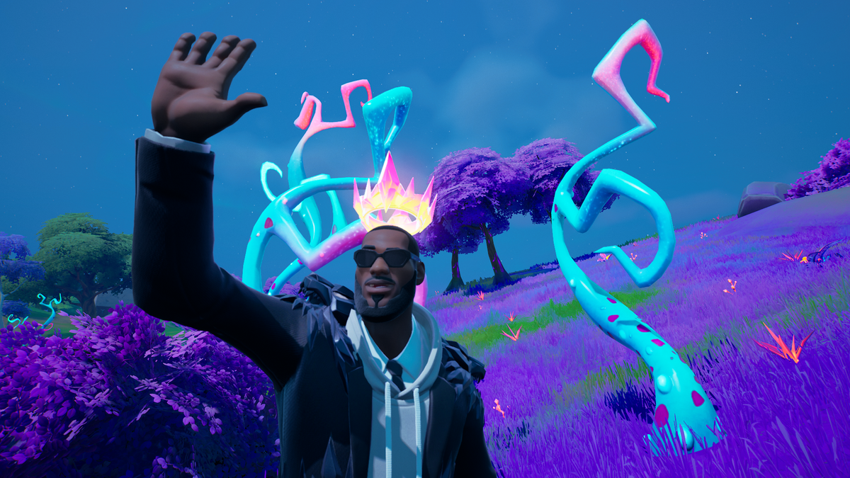 destroy alien trees fortnite