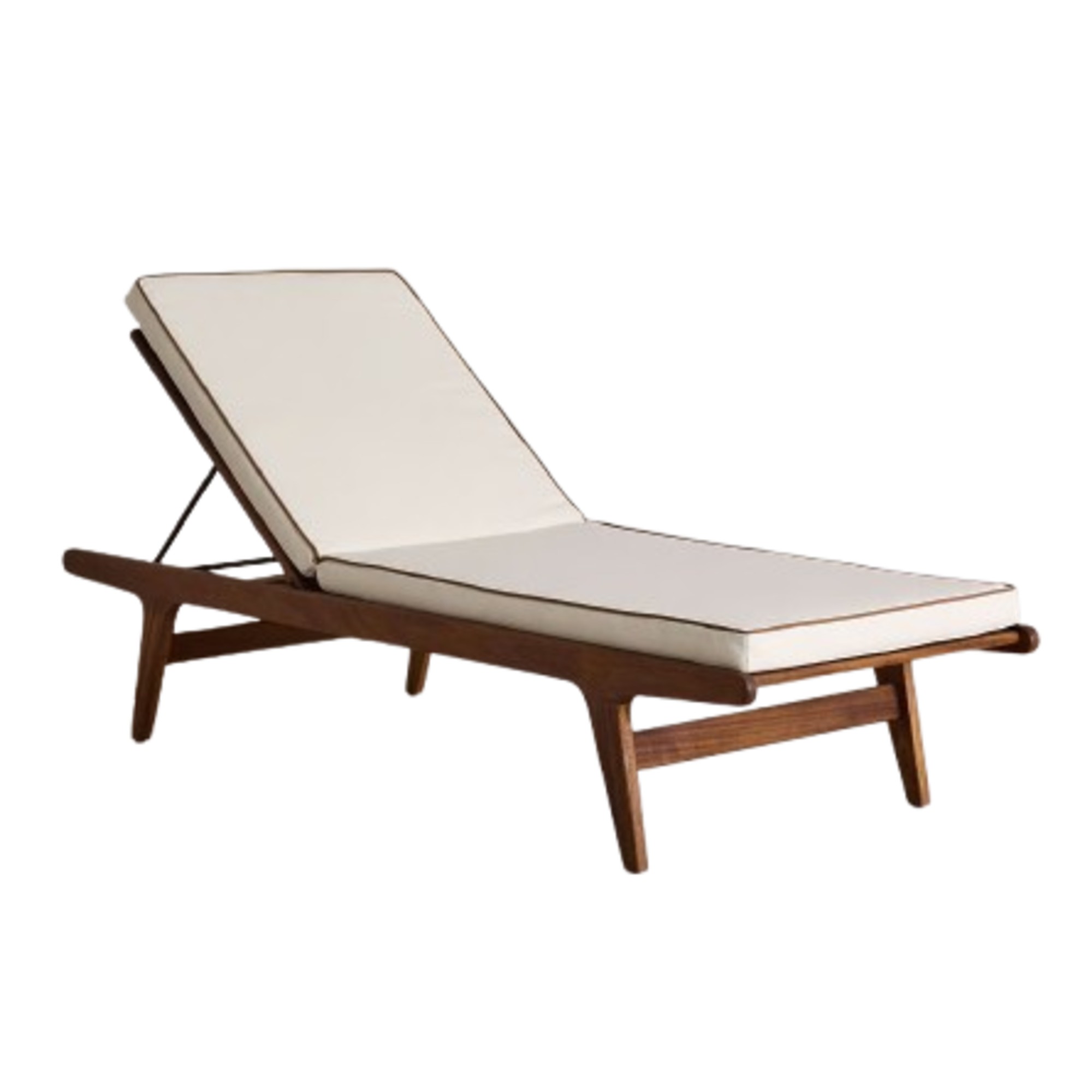 Soho Home Noah Outdoor Sunlounger, Off White