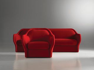 Photo of sofa and armchair