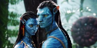 Jake and Neytiri in Avatar