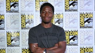 David Jonsson smiling at Comic-Con