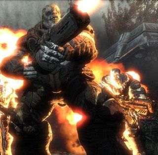 Gears of War from Epic Games is the first blockbuster hit for the Xbox 360. The game finally replaced Halo 2 as the top title on Xbox Live.